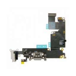 [SP-I6P-CD-WH] Charging Port Flex for iPhone 6 Plus - Silver (Premium)