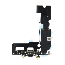 [SP-I7P-CD-BK] Charging Port Flex for iPhone 7 Plus - Matte Black (Premium)