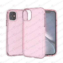 [CS-I12PM-TSP-PN] Transparent Sparkle Case for iPhone 12 Pro Max (6.7) - Pink