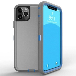 [CS-I12M-OBD-GYBL] DualPro Protector Case for iPhone 12 Mini (5.4) - Gray & Blue