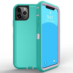 [CS-I12M-OBD-TEPN] DualPro Protector Case for iPhone 12 Mini (5.4) - Teal & Pink