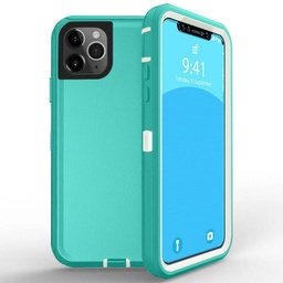 [CS-I12M-OBD-TEWH] DualPro Protector Case for iPhone 12 Mini (5.4) - Teal & White