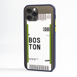 [CS-I12M-PMT-BS] Printed Matte Case for iPhone 12 Mini (5.4) - Boston