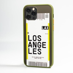 [CS-I12M-PMT-LA] Printed Matte Case for iPhone 12 Mini (5.4) - Los Angales