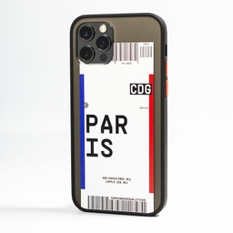 [CS-I12M-PMT-PR] Printed Matte Case for iPhone 12 Mini (5.4) - Paris