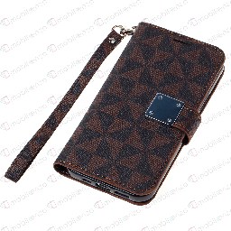 [CS-I12M-TWC-BW] Triangle Wallet Case for iPhone 12 Mini (5.4) - Brown