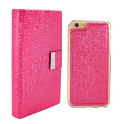 [CS-I5C-REW-HPN] Real Wallet Case  for iPhone 5C - Hot Pink