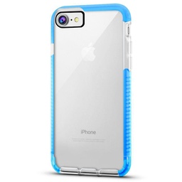 [CS-I6-ELC-BLE] Elastic Clear Case  for iPhone 6/6S - Blue Edge