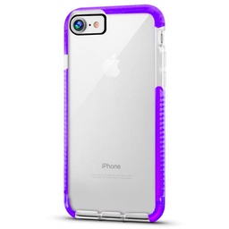 [CS-I6-ELC-PUE] Elastic Clear Case  for iPhone 6/6S - Purple Edge