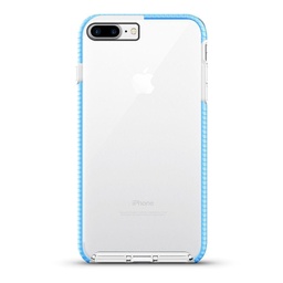 [CS-I6P-ELC-BLE] Elastic Clear Case  for iPhone 6/6S Plus - Blue Edge