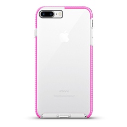 [CS-I6P-ELC-PNE] Elastic Clear Case  for iPhone 6/6S Plus - Pink Edge