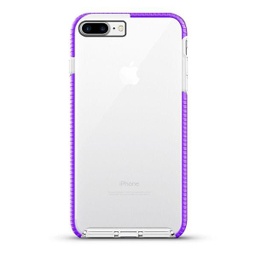[CS-I6P-ELC-PUE] Elastic Clear Case  for iPhone 6/6S Plus - Purple Edge