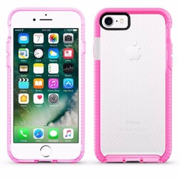[CS-I6P-ELD-PNE] Elastic Dot Case  for iPhone 6/6S Plus - Pink Edge
