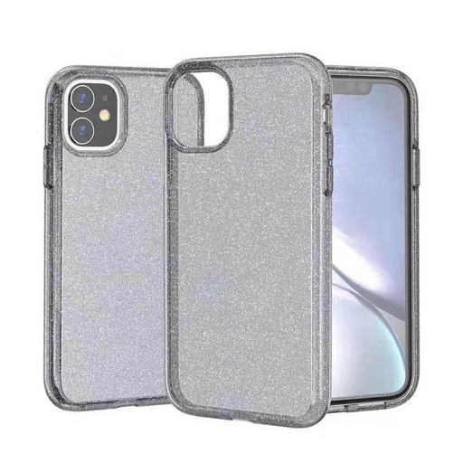 [CS-I11-TSP-BK] Transparent Sparkle Case  for iPhone 11 - Black