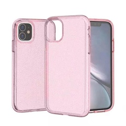 [CS-I11-TSP-PN] Transparent Sparkle Case  for iPhone 11 - Pink