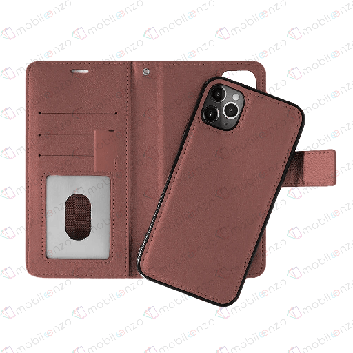 [CS-I12-CMC-ROGO] Classic Magnet Wallet Case for iPhone 12 (6.1) - Rose Gold