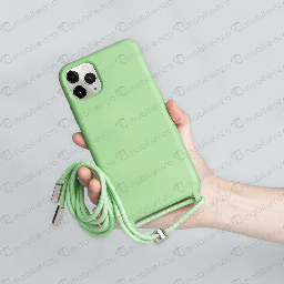 [CS-I12-LYD-LGR] Lanyard Case for iPhone 12 (6.1) - Light Green