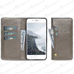 [CS-I12M-LDC-GY] Ludic leather Wallet Case for iPhone 12 Mini (5.4) - Gray