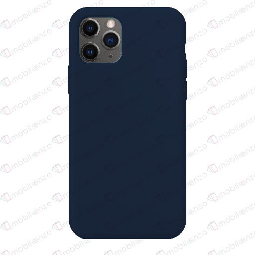 [CS-I12PM-PMS-DBL] Premium Silicone Case for iPhone 12 Pro Max (6.7) - Darh Blue