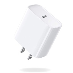 [AC-WLC-18W] USB-C / PD Fast Charger / 18W Power Adapter (White Package)