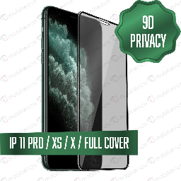 [TG-IX-PRV-9D] 9D Privacy Tempered Glass for iPhone X/Xs/11 Pro