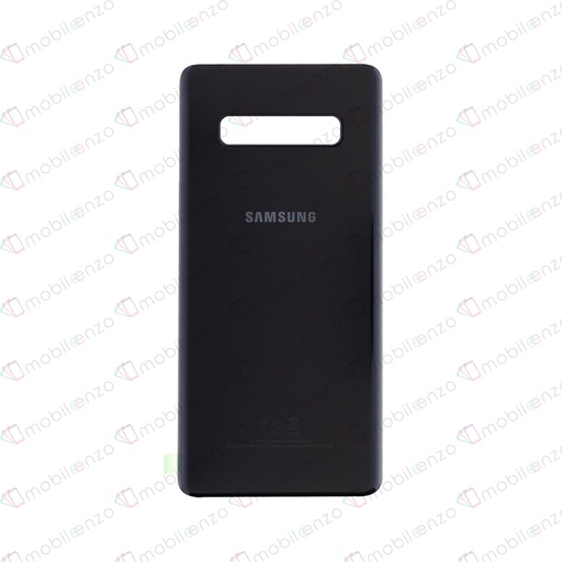 [SP-S10-BCV-BK] Back Cover Glass With Camera Lens For Samsung Galaxy S10 Prism (No Logo) (Black)
