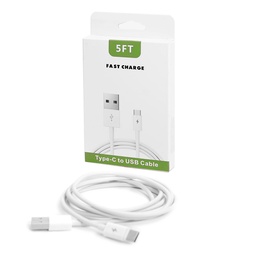 [AC-USB-TYC-5FT] Fast Type-C to USB Cable Charger - 5 ft