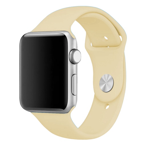 [CS-IW38-PMS-CRM] Premium Silicone Band for iWatch 38/40/41mm - Cream