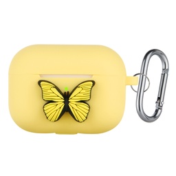 [CS-APP-BT-YL] Butterfly Case for AirPods Pro (1st Gen) - Yellow