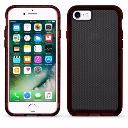 [CS-I6P-ELD-BKRDE] Elastic Dot Case  for iPhone 6/6S Plus - Black - Red Edge