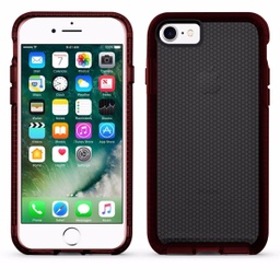 [CS-I6P-ELD-BKRDE] Elastic Dot Case  for iPhone 6/6S Plus - Black - Red Edge