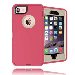 [CS-I5-OBD-PNWH] DualPro Protector Case  for iPhone 5 - Pink & White