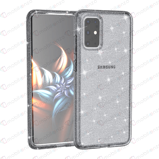 [CS-S21-TSP-BK] Transparent Sparkle Case for Galaxy S21 - Black
