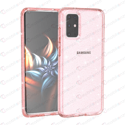 [CS-S21P-TSP-PN] Transparent Sparkle Case for Galaxy S21 Plus - Pink