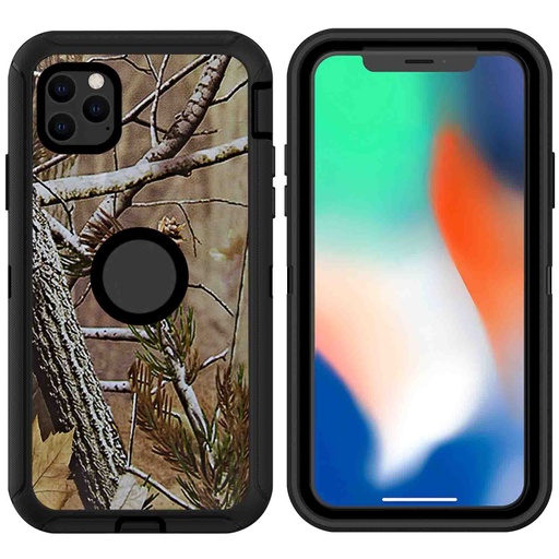 [CS-I12PM-OBD-CBK] DualPro Protector Case for iPhone 12 Pro Max (6.7) - Camouflage Black