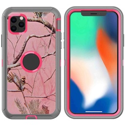 [CS-I12PM-OBD-CAMPN] DualPro Protector Case for iPhone 12 Pro Max (6.7) - Camouflage Pink