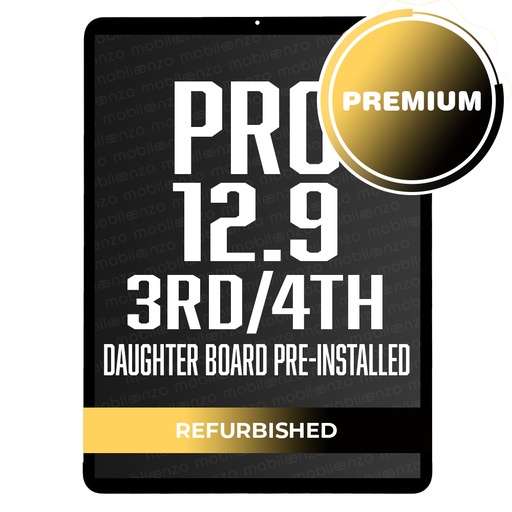 [LCD-IPR129-3RD-BK] LCD with Digitizer for iPad Pro 12.9" (3rd Gen/2018) (4th Gen/2020) (Premium Plus) Refurbished
