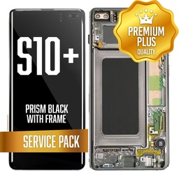 [LCD-S10P-WF-SP-BK] LCD Assembly for Samsung Galaxy S10 Plus With Frame - Black (Service Pack)