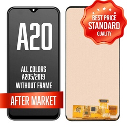 [LCD-A205-STD-BK] LCD Assembly w/out frame for Galaxy A20 (A205/2019) - All Colors (Standard Quality/INCELL)