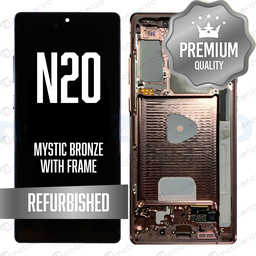 [LCD-N20-WF-BR] LCD for Samsung Note 20 5G With Frame - Mystic Bronze (Refurbished)