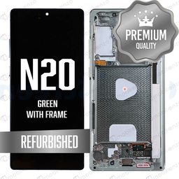 [LCD-N20-WF-GR] LCD for Samsung Note 20 5G with Frame Green (Refurbished)