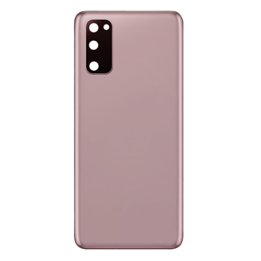 [SP-S20-BCV-PN] Back Cover Glass With Camera Lens For Samsung Galaxy S20 (No Logo) (Pink)