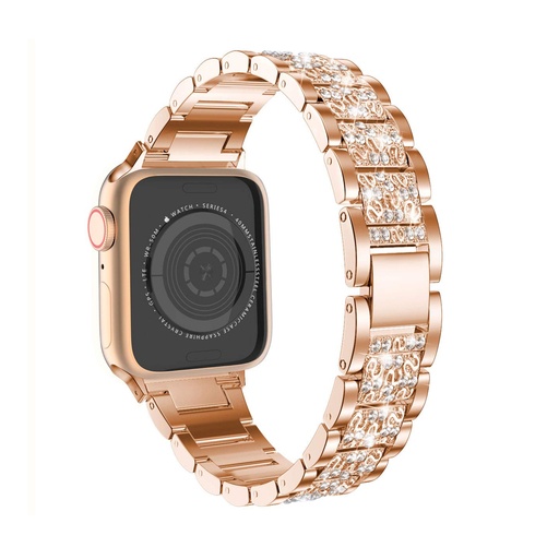 [CS-IW42-SSB-GO] Studded Steel iWatch Band 42/44/45/49mm - Gold
