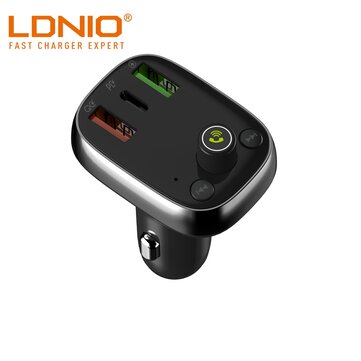 [ACE-LDN-C704Q] LDNIO C704Q USB Car Charger Bluetooth FM Transmitter MP3 Player