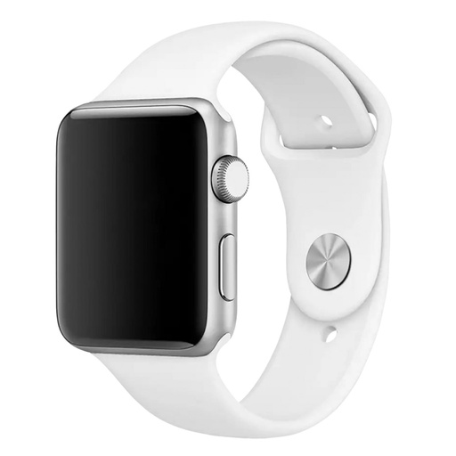 [CS-IW42-PMS-WH] Premium Silicone Band for iWatch 42/44/45/49mm - White