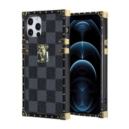 [CS-I11PM-LT-BK] Luxury Trunk Case for iPhone 11 Pro Max - Black