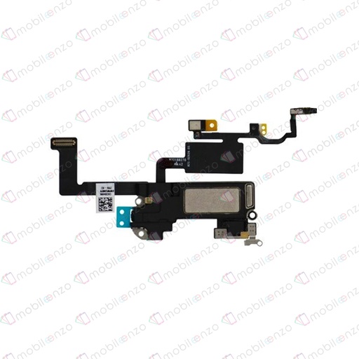 [SP-I12PM-EPS-WPSC-SR] Earpiece Speaker And Proximity Sensor With Flex Cable For iPhone 12 Pro Max (Soldering Required For Face ID Functionality) (Premium)