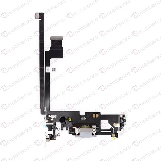 [SP-I12PM-CD-WH] Charging Port Flex for iPhone 12 Pro Max - Silver (Premium)