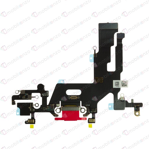 [SP-I11-CD-RD] Charging Port Flex for iPhone 11 - Red (Premium)