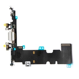 [SP-I8P-CD-WH-AM] Charging Port Flex for iPhone 8 Plus - Silver (Hi-Copy)